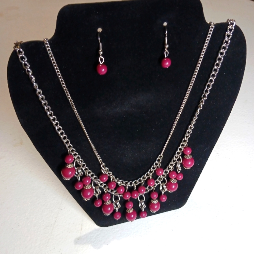 Necklace and Earrings